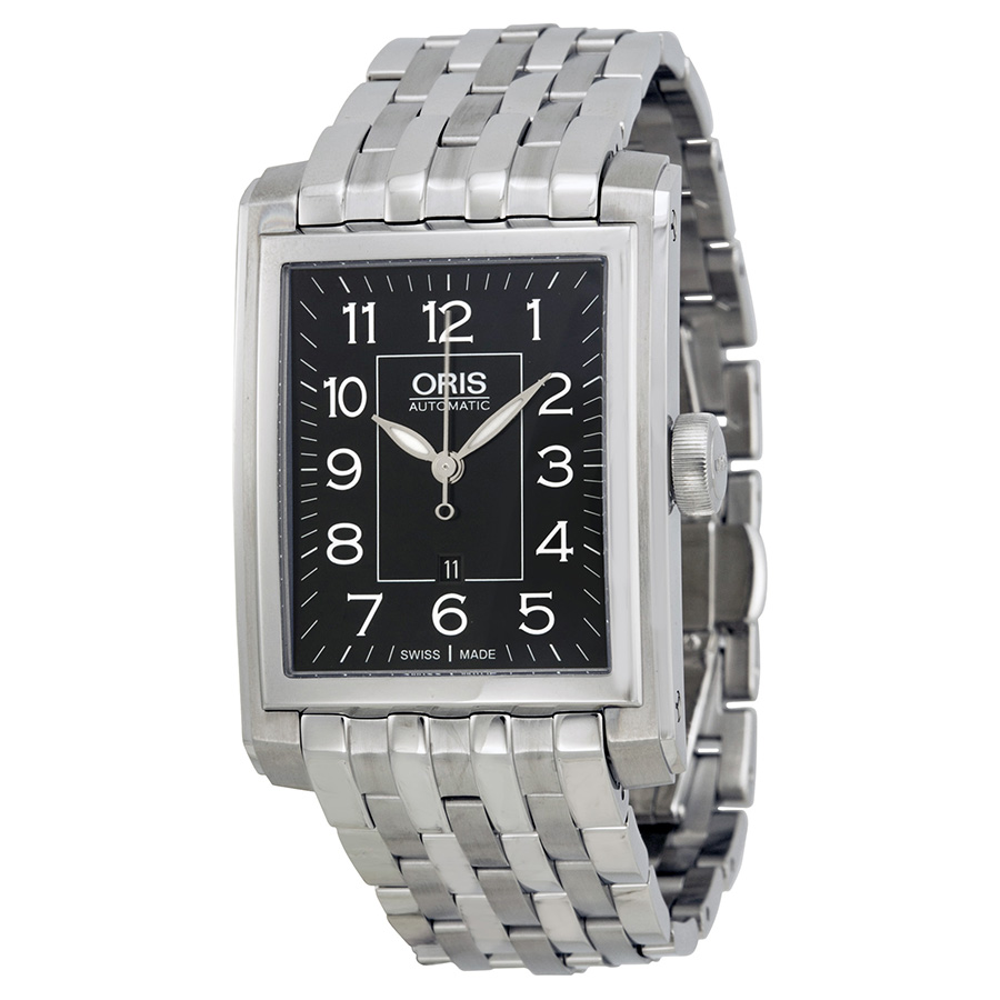 Oris Automatic Black Dial Stainless Steel Watch 561-7657-4034MB