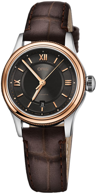 Oris Automatic Grey Dial Ladies Watch 01 561 7718 4373-07 5 14 32