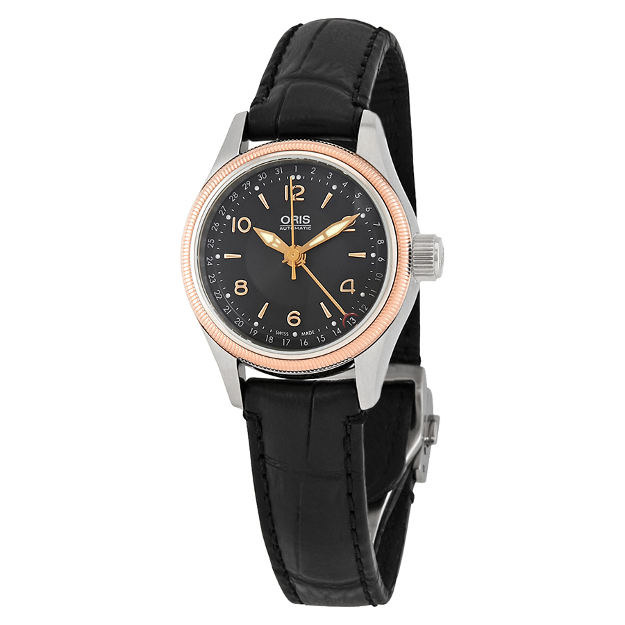 Oris Big Crown Automatic Black Dial Ladies Watch 01 594 7680 4334-07 5 14 76FC