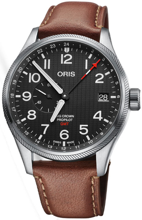 Oris Big Crown Automatic Black Dial Men's Watch 01 748 7710 4184-SET