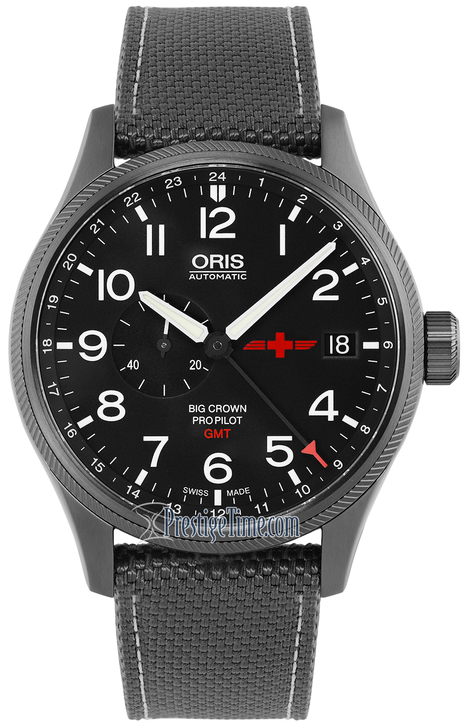 Oris Big Crown Automatic Black Dial Men's Watch 01 748 7710 4284-Set