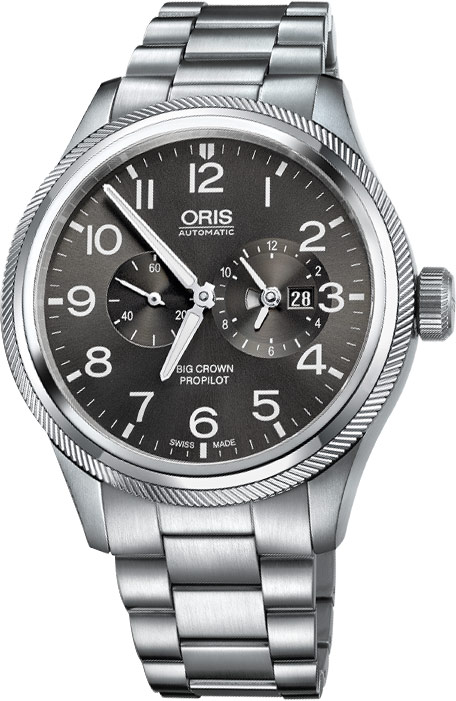 Oris Big Crown Automatic Grey Dial Men's Watch 01 690 7735 4063-07 8 22 19-1