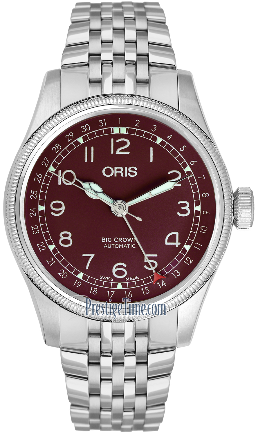 Oris Big Crown Automatic Red Dial Watch 01 754 7741 4068-07 8 20 22