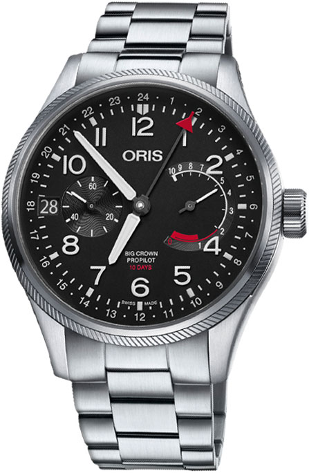 Oris Big Crown Black Dial Men's Watch 01 114 7746 4164-Set 8 22 19