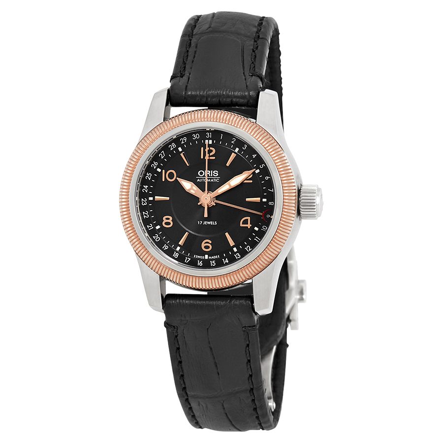 Oris Big Crown Pointer Date Automatic Black Dial Ladies Watch 01 584 7626 4364-07 5 15 76FC