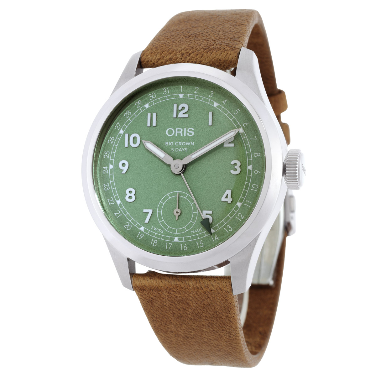 Oris Big Crown Pointer Date Automatic Green Dial Men's Watch 01 403 7799 4067-07 6 20 09FC