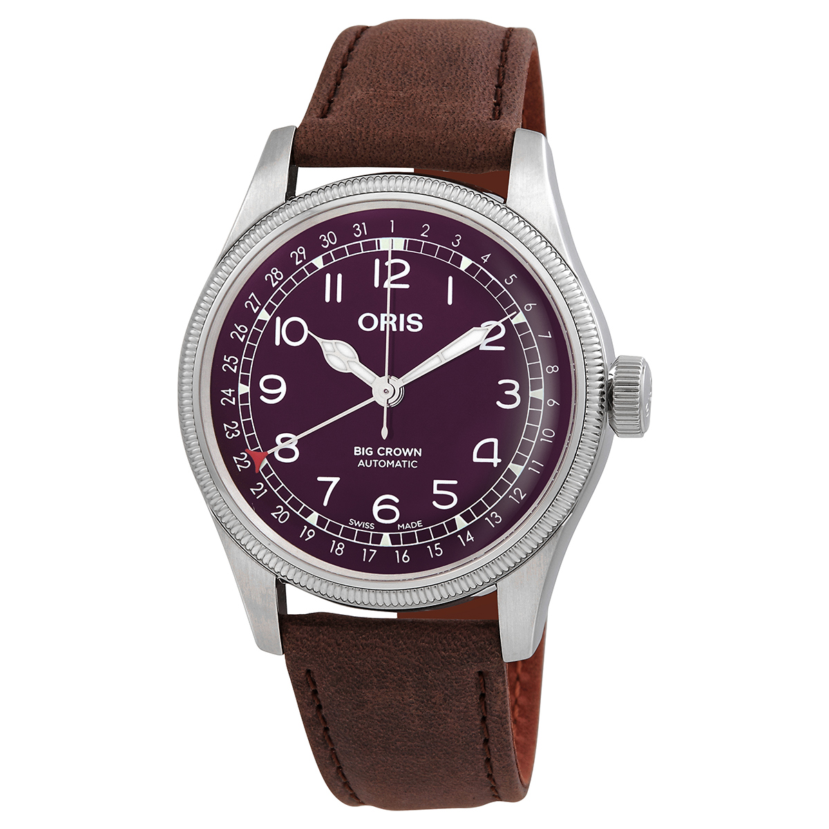 Oris Big Crown Pointer Date Automatic Red Dial Men's Watch 01 754 7741 4068-07 5 20 64