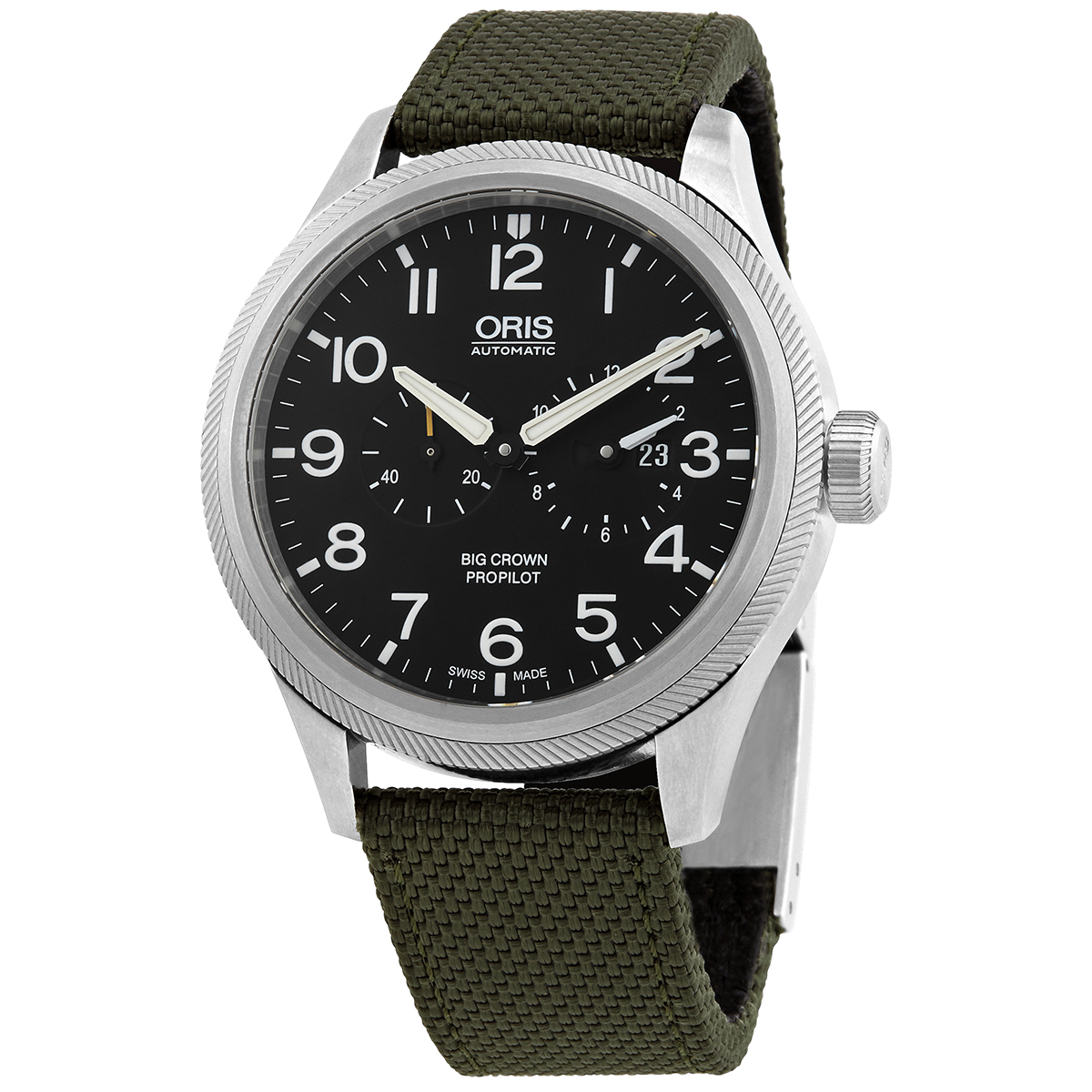 Oris Big Crown ProPilot Worldtimer Chronograph Automatic Black Dial Men's Watch 01 690 7735 4164-07 5 22 14FC
