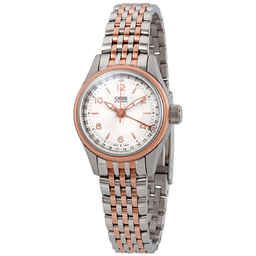Oris Big Crown Two-Tone Automatic Silver Dial Ladies Watch 01 594 7680 4331-07 8 14 32