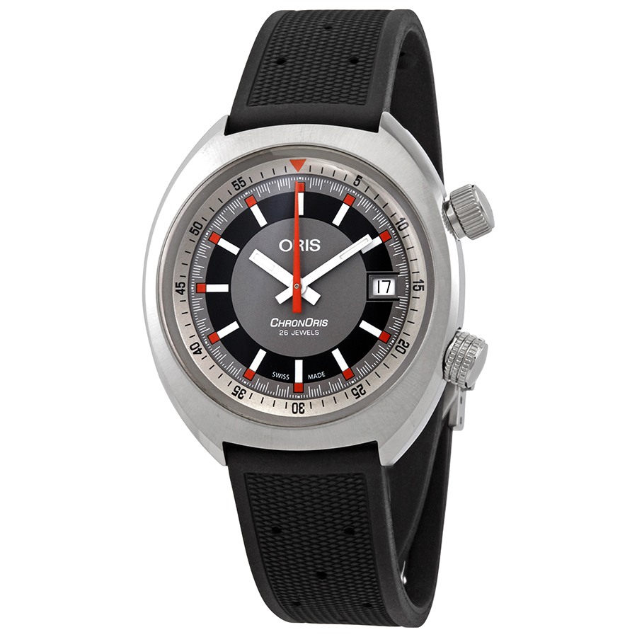 Oris Chronoris Date Automatic Grey Dial Men's Watch 01 733 7737 4053-07 4 19 01FC