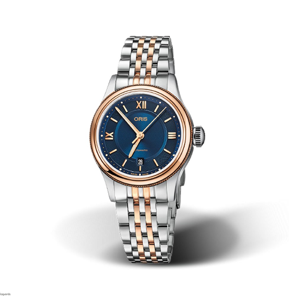 Oris Classic Automatic Blue Dial Ladies Watch 01 561 7718 4375-07 8 14 12