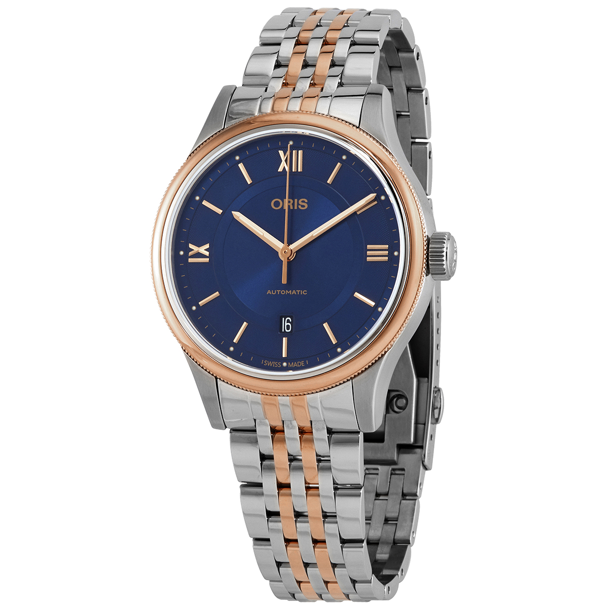 Oris Classic Date Automatic Blue Dial Watch 01 733 7719 4375-07 8 20 12