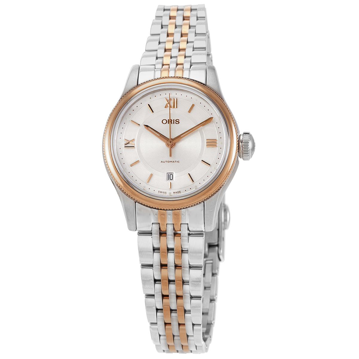 Oris Classic Date Automatic Silver Dial Ladies Watch 01 561 7718 4371-07 8 14 12