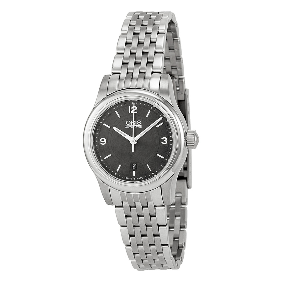 Oris Classic Date Black Dial Stainless Steel Ladies Watch 01 561 7650 4034-07 8 14 61