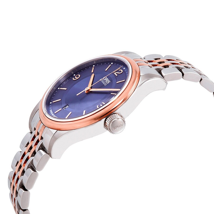 Oris Classic Date Automatic Blue Dial Two-tone Men's Watch 01 733 7594 4335-07 - Classic - Oris 