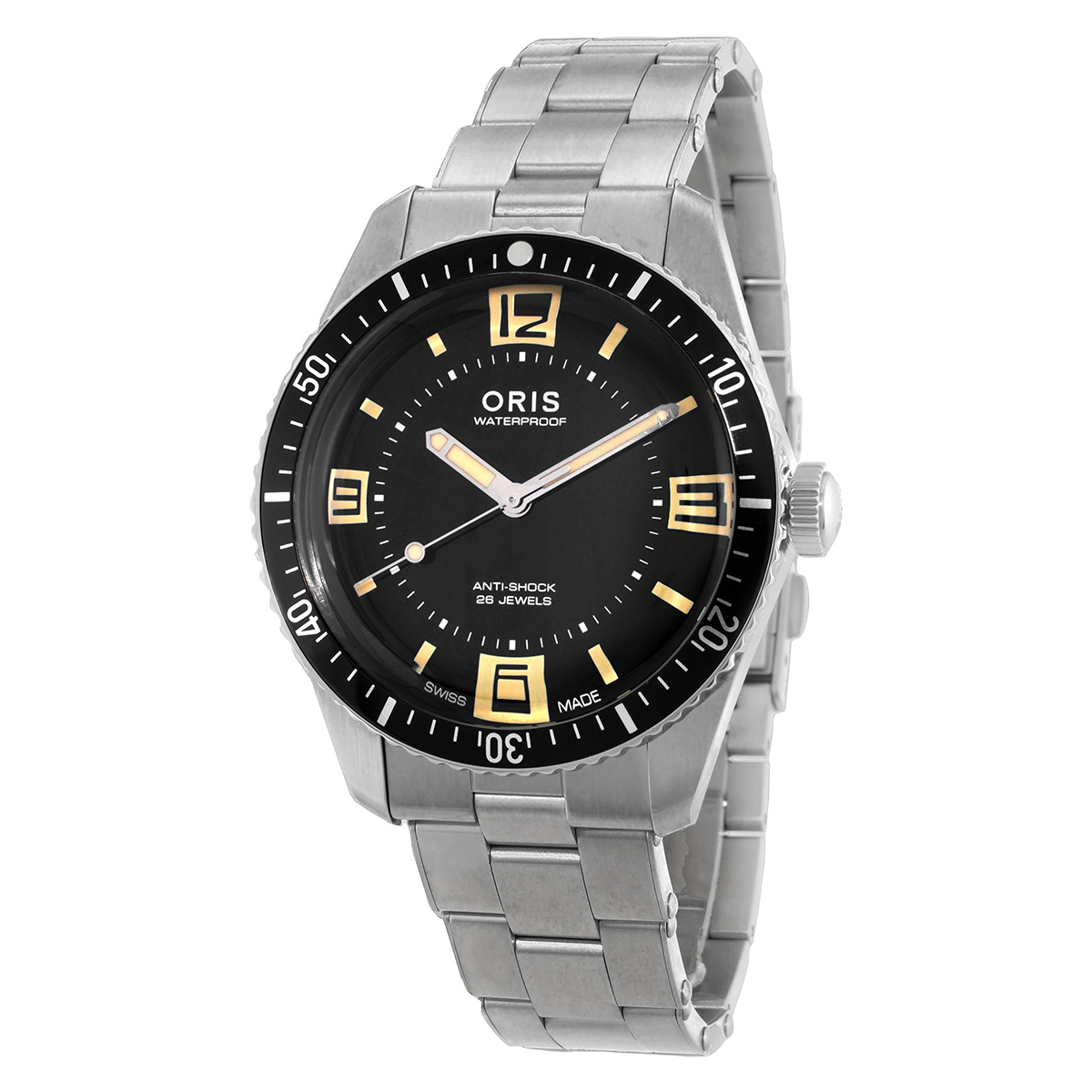 Oris Divers 60th Anniversary Edition Automatic Black Dial Watch 01