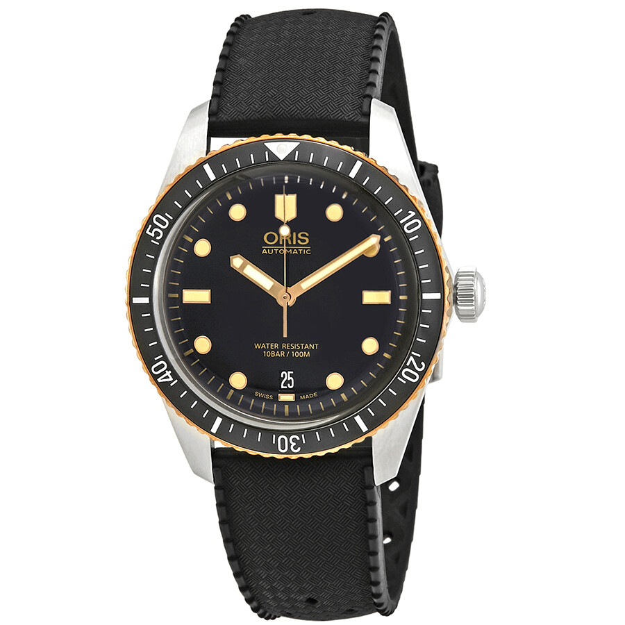 Oris Divers Automatic Black Dial 40mm Men's Watch 01 733 7707 435407 4