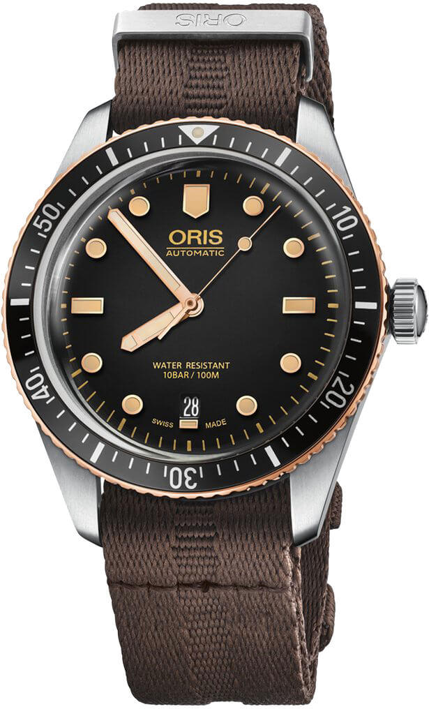Oris Divers Automatic Black Dial Watch 01 733 7707 4354-07 5 20 30