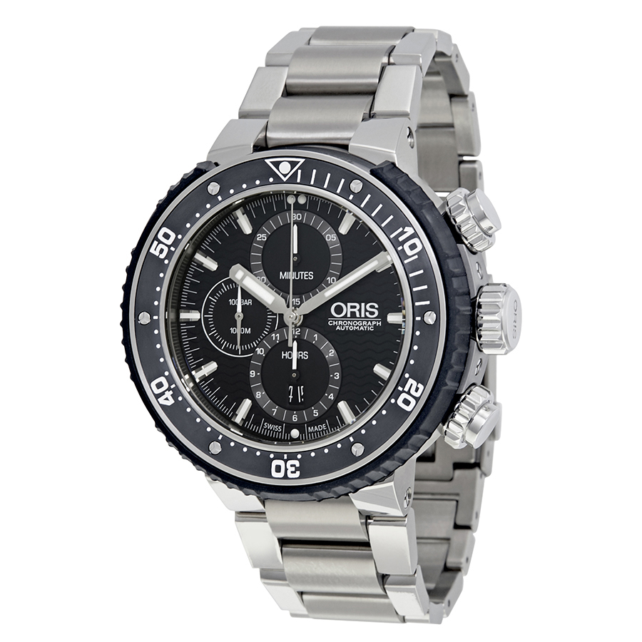 Oris Divers Automatic Chronograph Men's Watch 01 774 7727 7154-Set