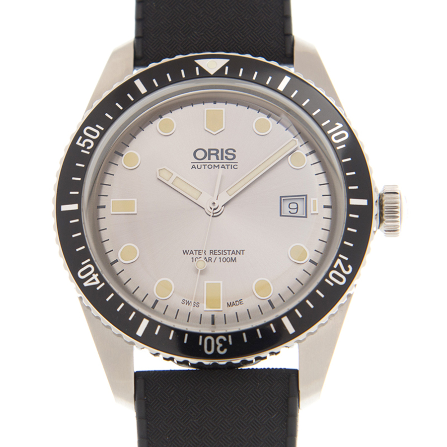 Oris Divers Sixty-Five Automatic Silver Dial Unisex Watch 733 7720 4051 4 21 18