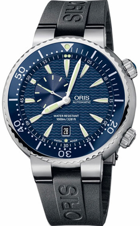 Oris Divers Small Second Men's Automatic Watch 643-7609-8555RS