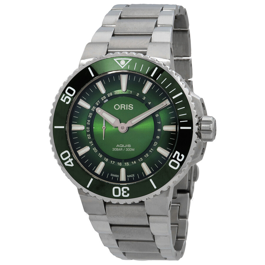 Oris Limited Edition Automatic Green Dial Watch 01 743 7734 4187Set