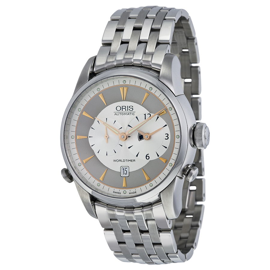 Oris Miles Automatic Silver Dial Stainless Steel Men's Watch 690-7681-4061MB