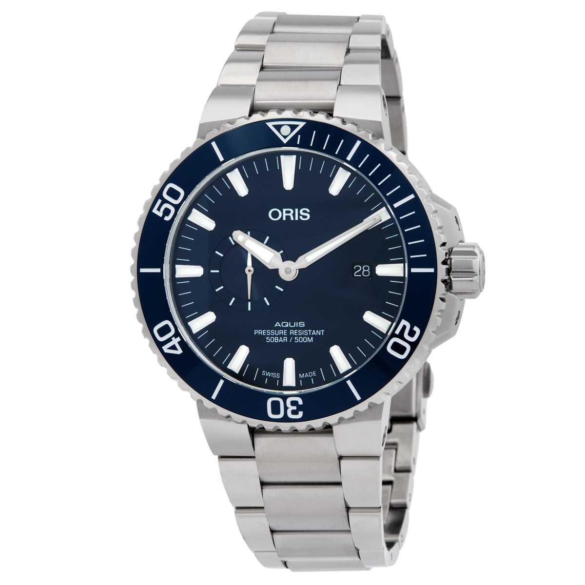 Oris Oris Aquis Chronograph Automatic Blue Dial Men's Watch 01 743 7733 4155-07 8 24 05PEB