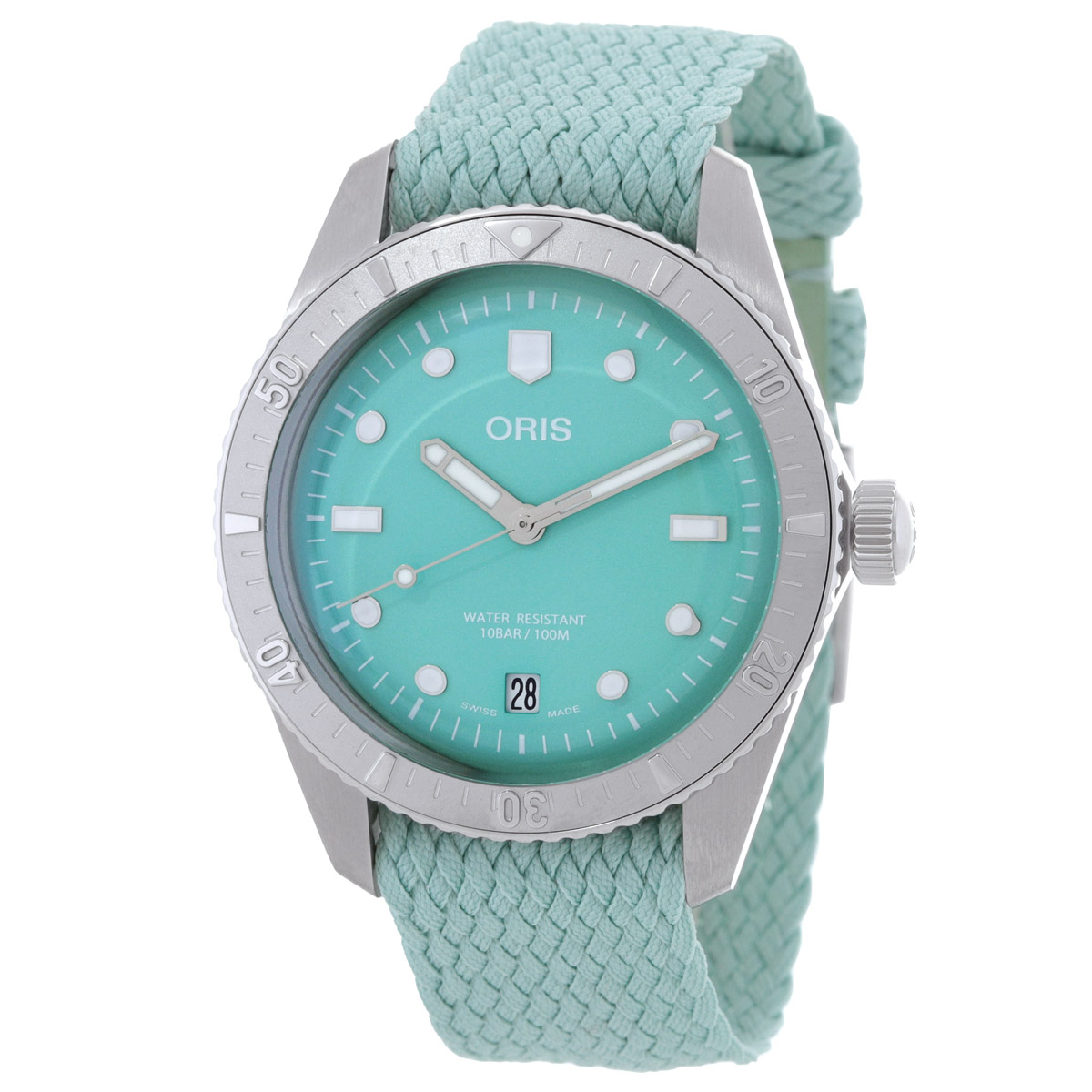 Oris Oris Divers Sixty-Five Automatic Green Dial Ladies Watch 01 733 7771 4057-07 3 19 03S