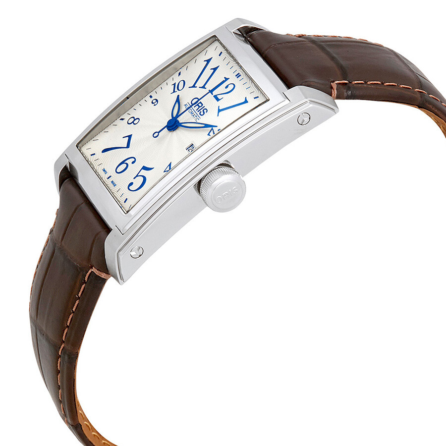 Oris Rectangular Automatic Silver Dial Men's Watch 01 561 7657 4061LS