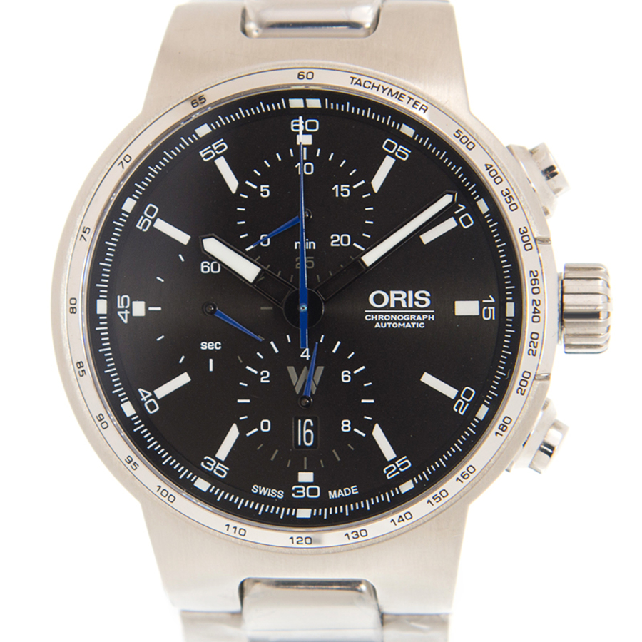 Oris Williams Chronograph Automatic Black Dial Unisex Watch 774 7717 4154 8 24 50