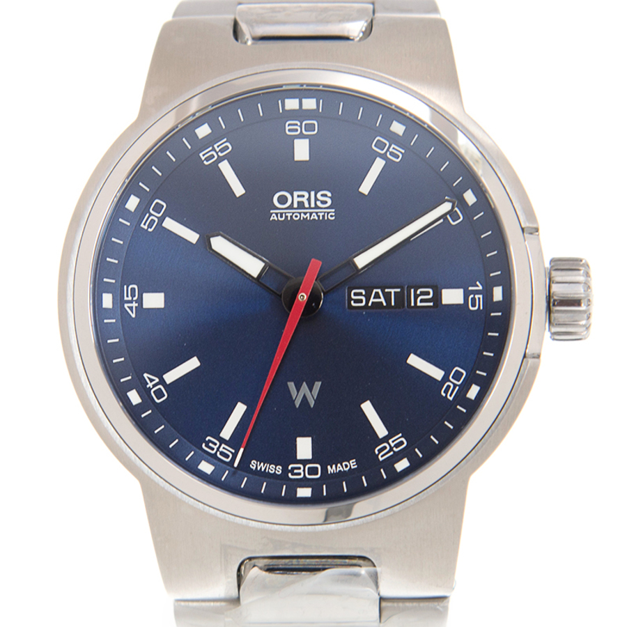 Oris Williams Day Date Automatic Blue Dial Unisex Watch 735 7716 4155 8 24 50