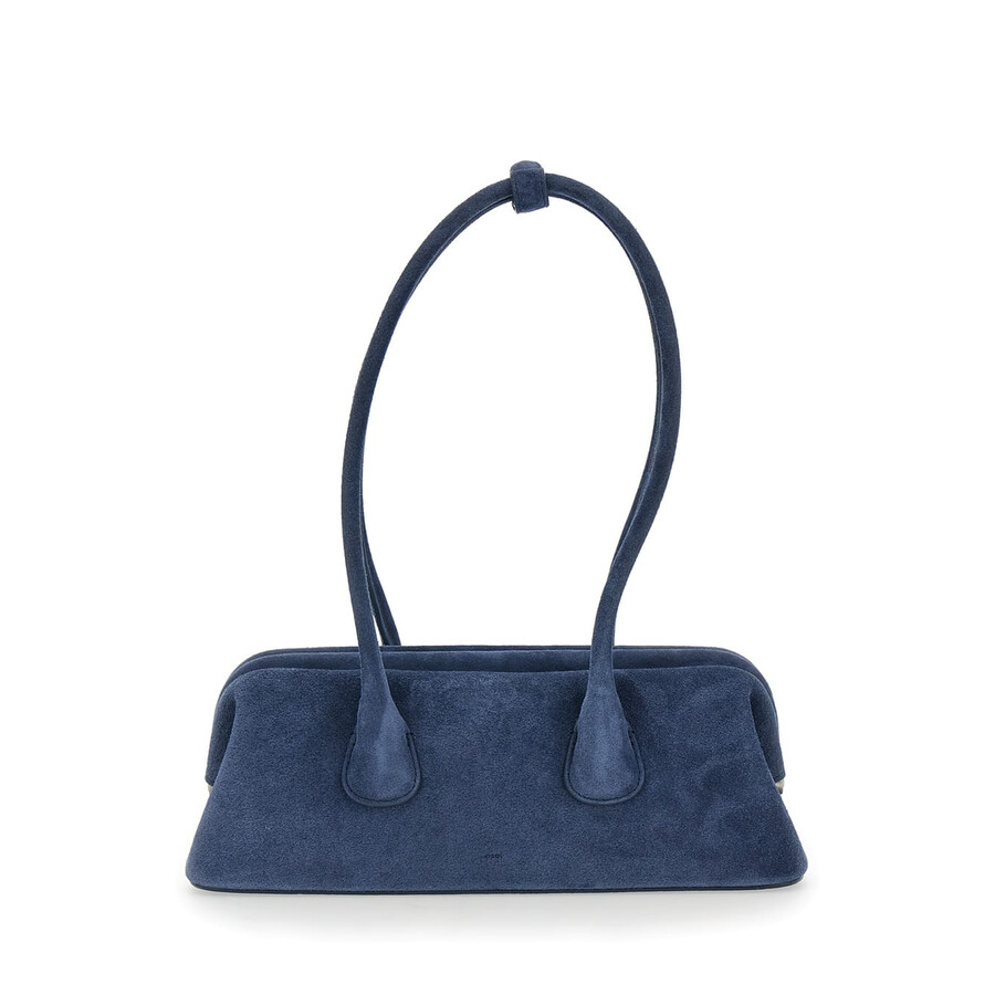 Osoi Boat Wide Mini Blue Shoulder Bag In Blue