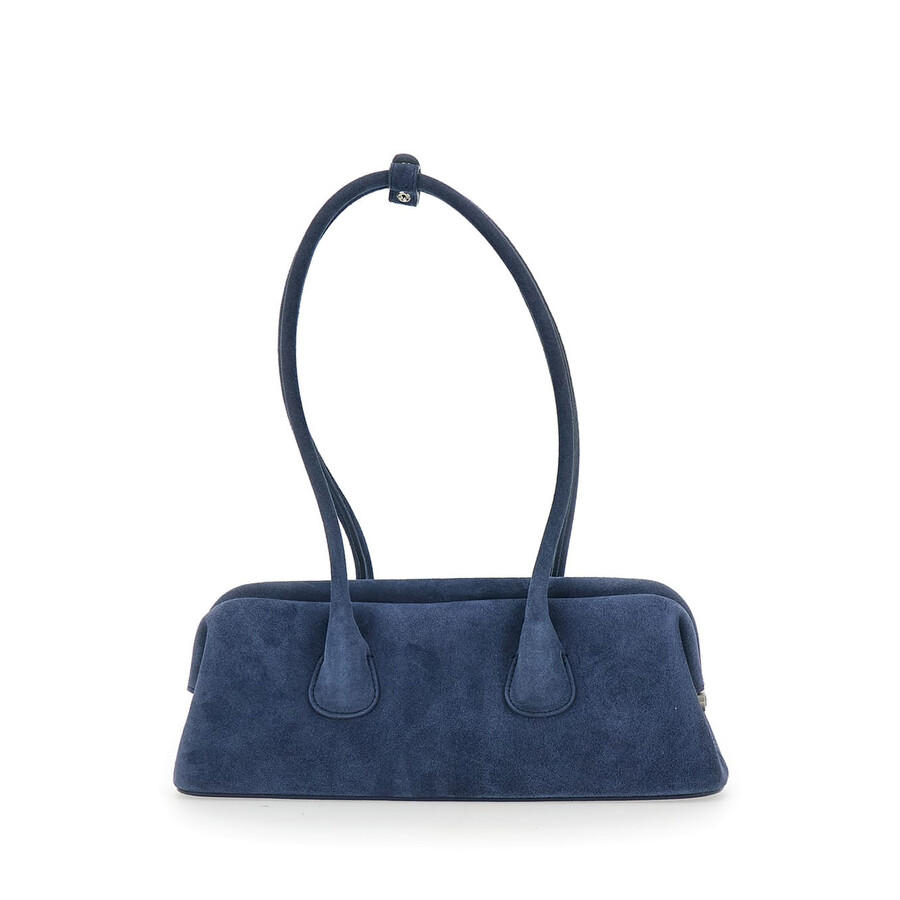 Osoi Boat Wide Mini Blue Shoulder Bag In Blue