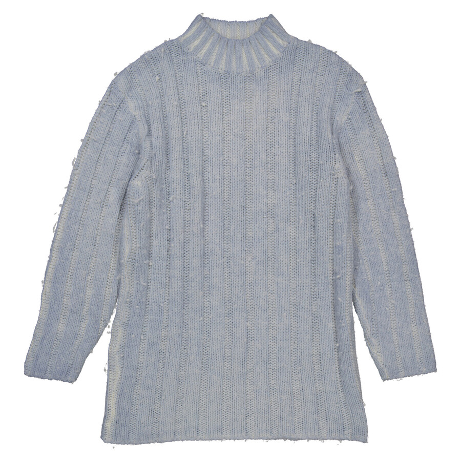 Our Legacy Men's Ice Blue Acrylic Funnel Neck Jumper In Blue
