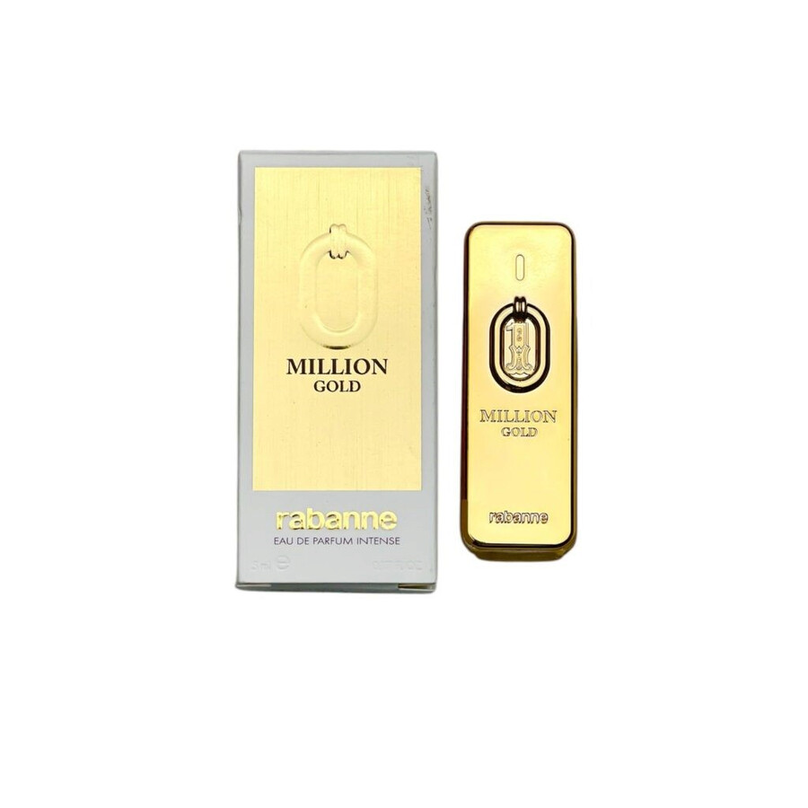 Rabanne Paco  Men's Million Gold Intense Edp Spray 0.16 oz Fragrances 3349668630523