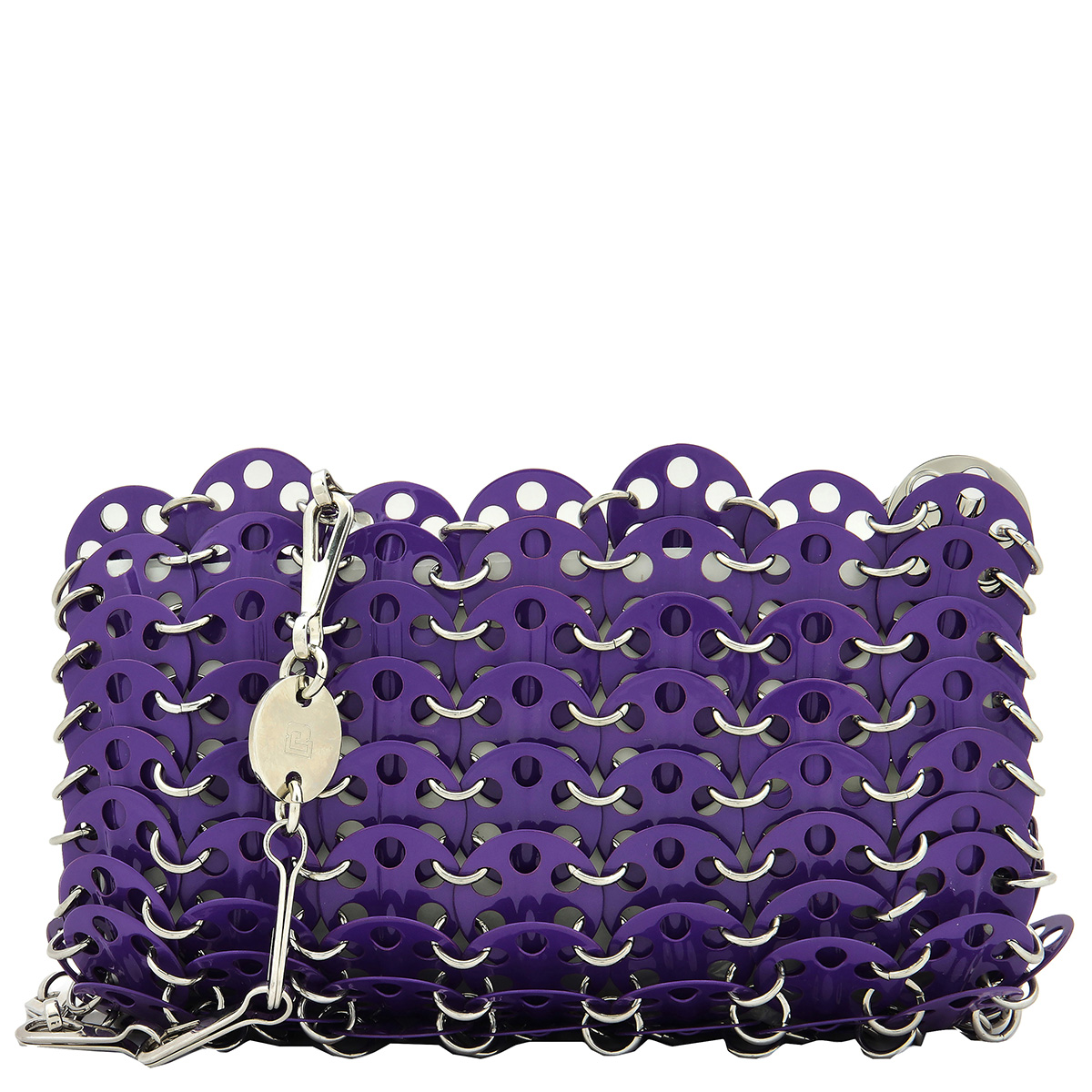 Paco Rabanne Purple 1969 Chanmail Shoulder Bag 23PSS0127MET421