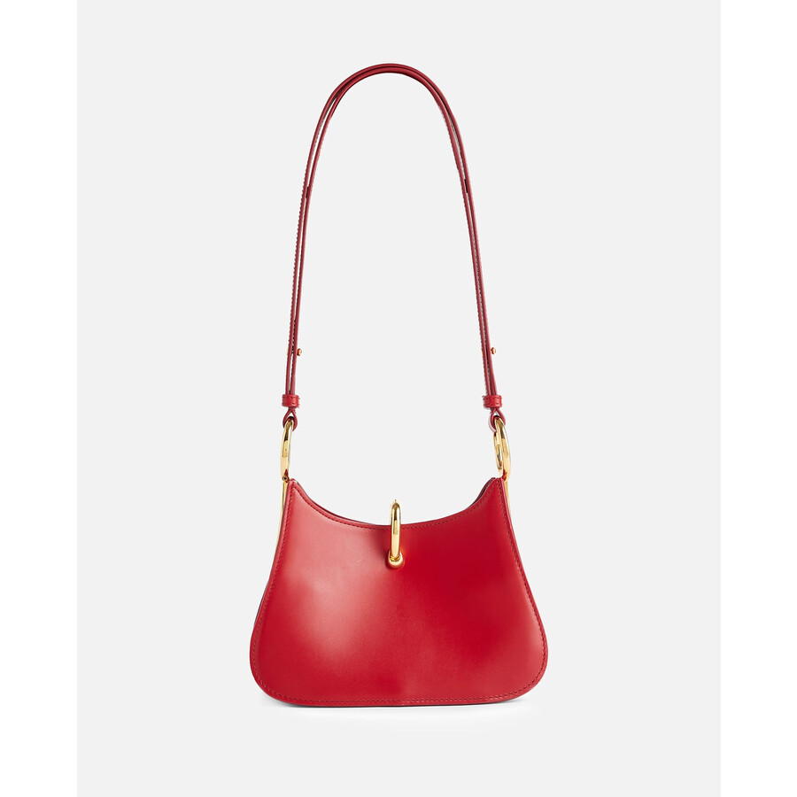 Rabanne Paco  Ring Shoulder Bag In Red