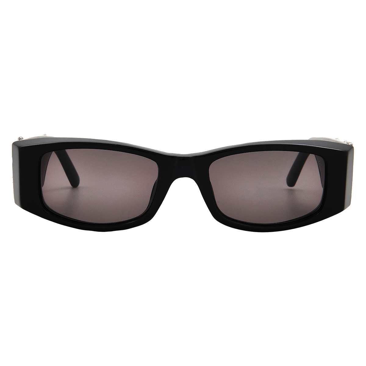 Palm Angels ANGEL Dark Grey Rectangular Unisex Sunglasses PERI007