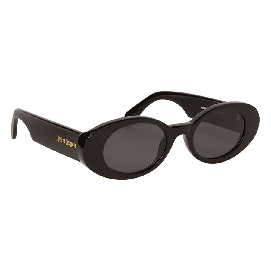 Palm Angels Gilroy Dark Grey Oval Unisex Sunglasses PERI051 
