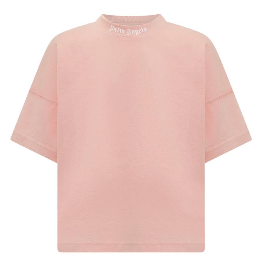 Kids Logo Crewneck Cotton T-Shirt