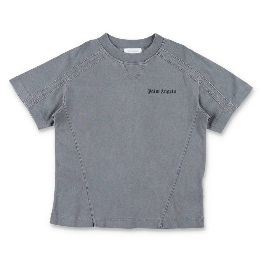 Kids Logo Embroidered Cotton T-Shirt