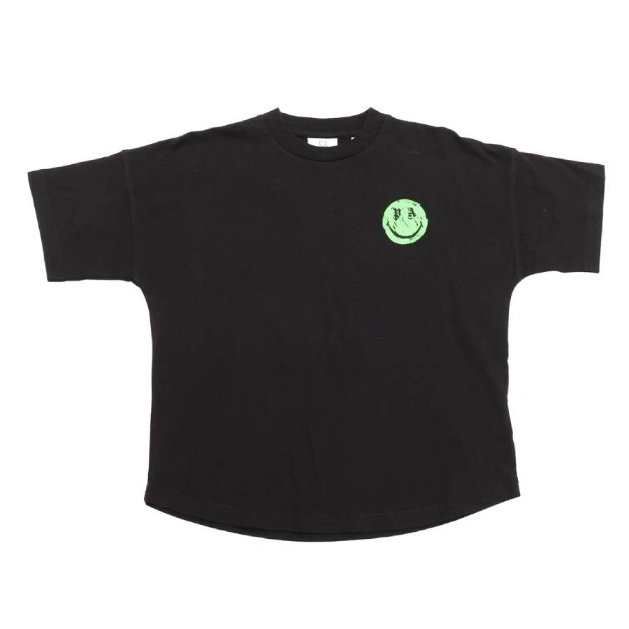 Kids X Smiley Logo Cotton T-Shirt