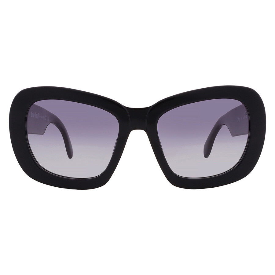Palm Angels Moon Grey Gradient Butterfly Ladies Sunglasses Peri106 1008 54 In Black