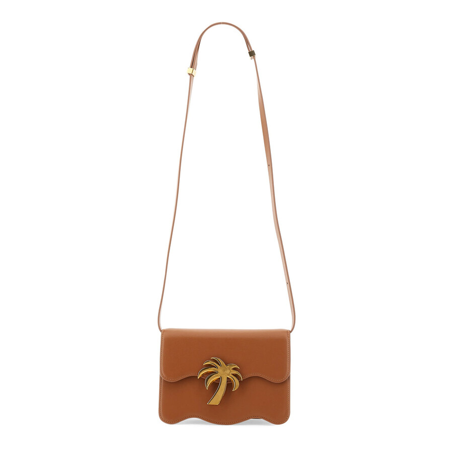 Palm Angels Palm Beach Bag In Brown