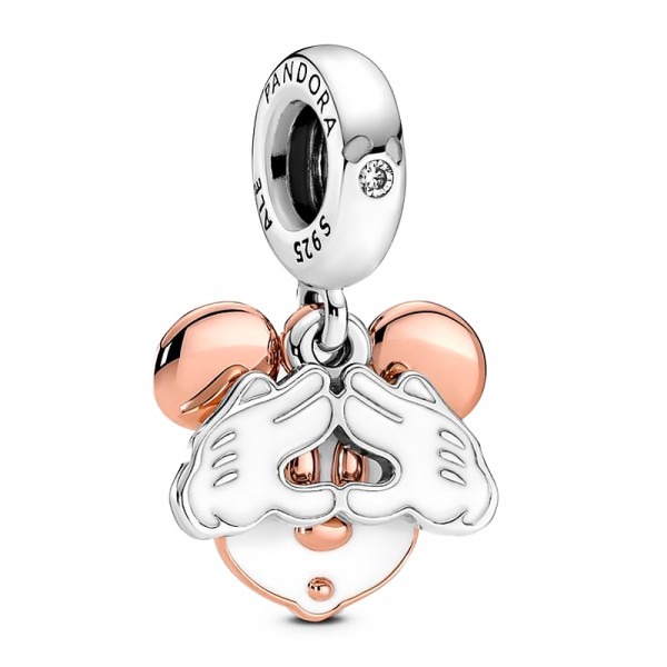 Pandora Disney Mickey Mouse Double Dangle Charm 780112C01 - Jewelry ...
