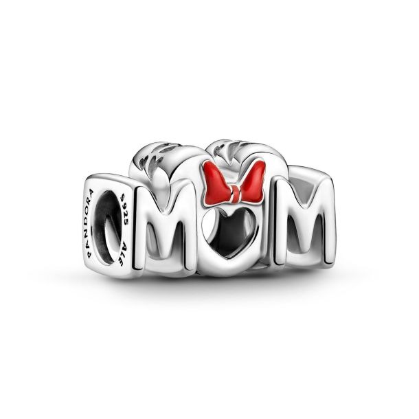 Pandora Disney Minnie Mum Sterling Silver Charm With Red Enamel ...
