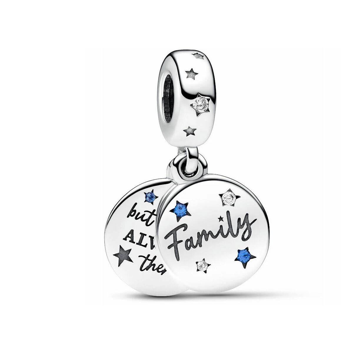 Pandora Ladies Family Love Double Dangle Charm 792987C01 - Jewelry ...