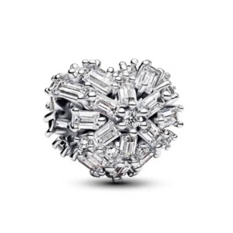Pandora Ladies Sparkling Heart Charm 794240C01 5700303230528 - Jewelry ...