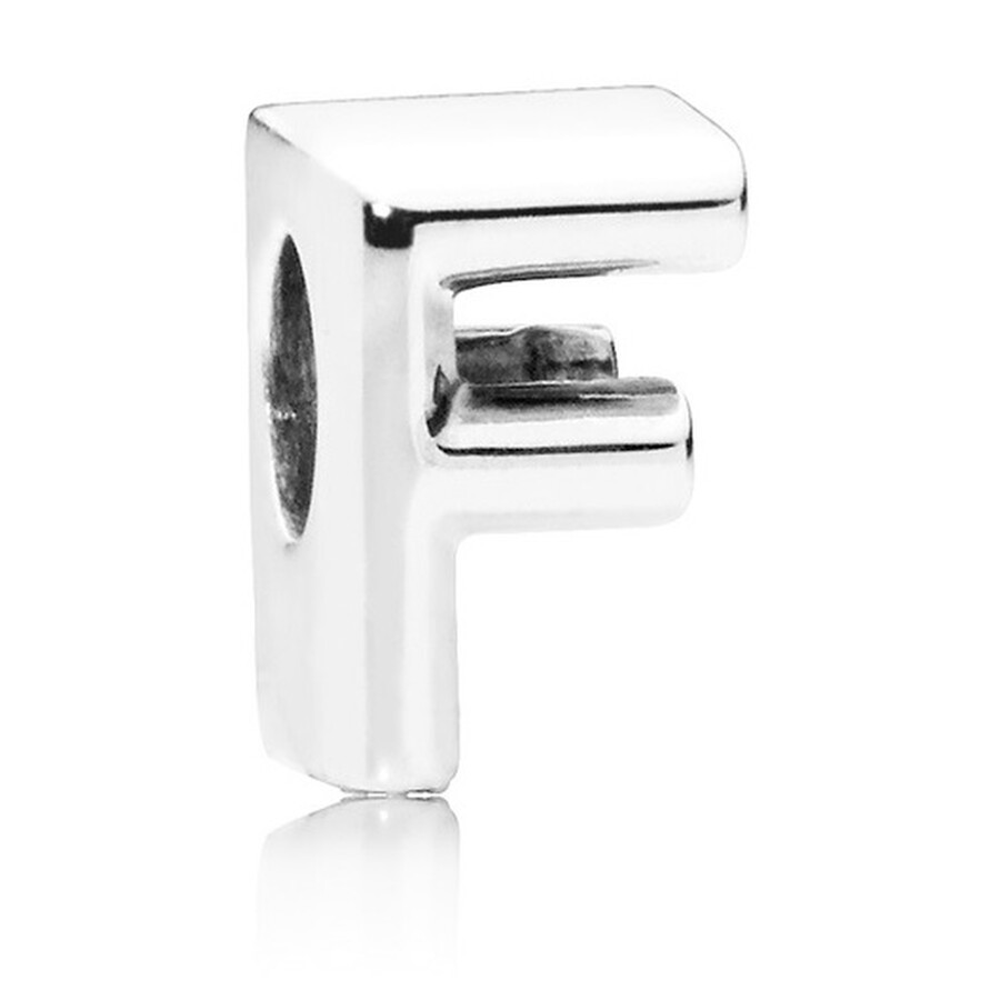 Pandora Letter F Silver Charm